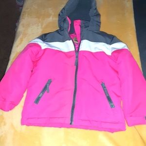 Childs size 4 Roebuck hooded winter coat